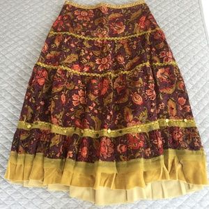 Cynthia Steffe Floral Skirt, size 4